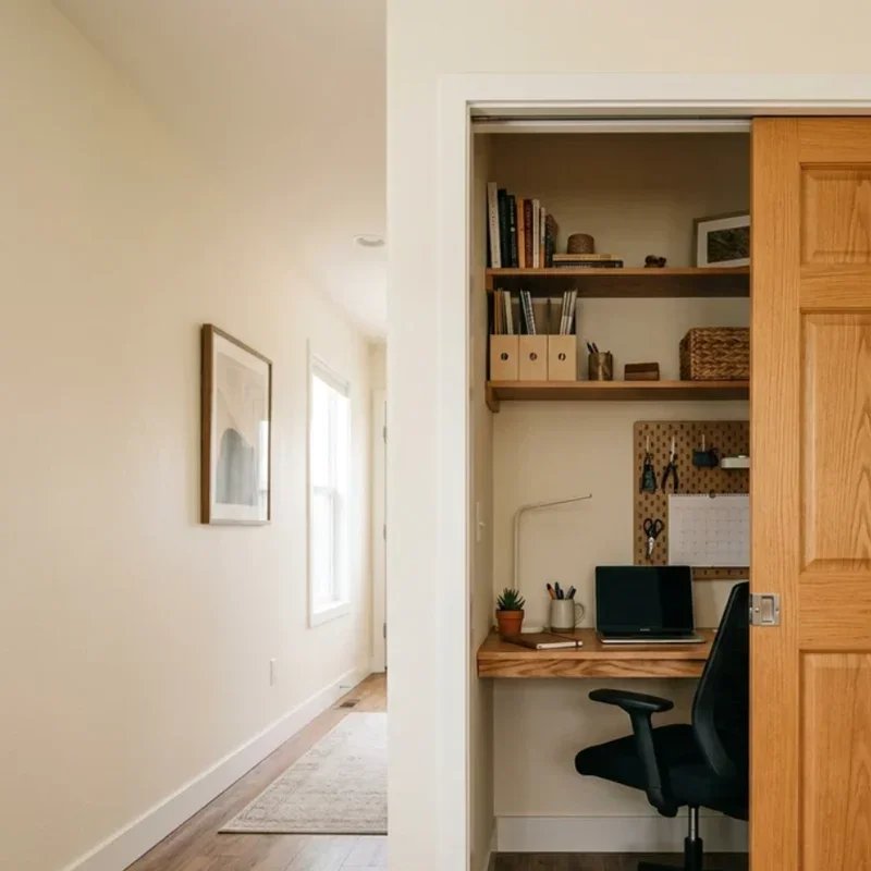 Hallway Office Ideas