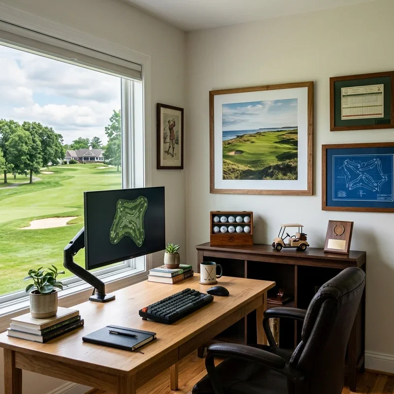 Golf Office Ideas