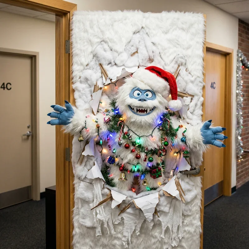 Funny Office Door Christmas Decorating Ideas