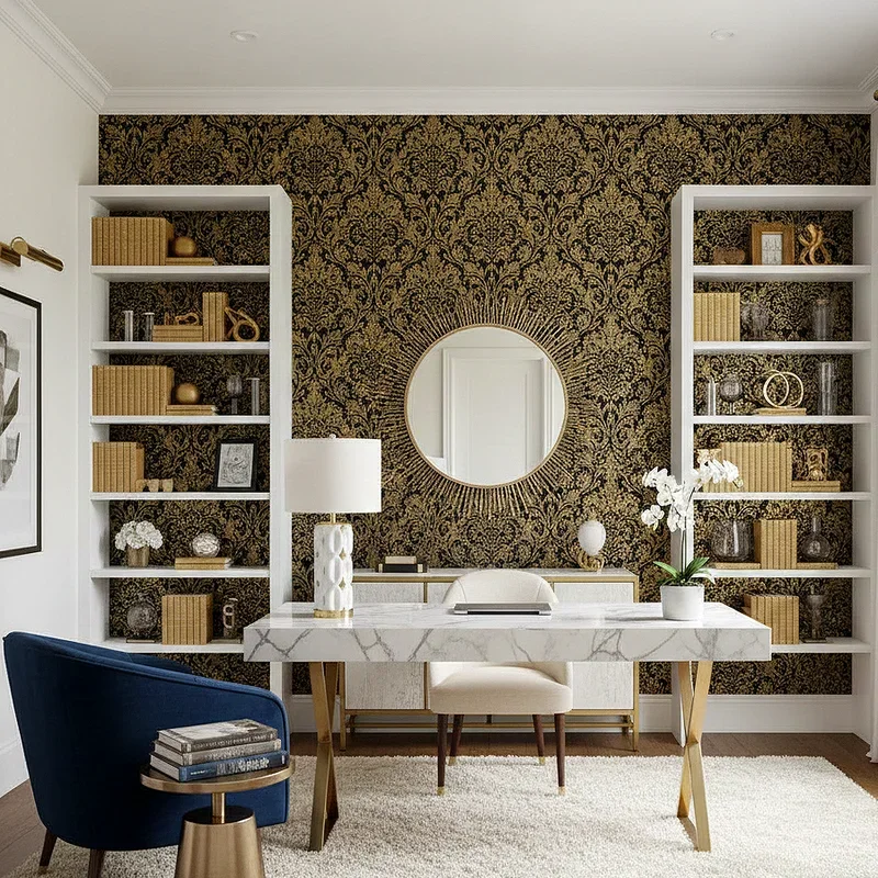 Glam Home Office Ideas