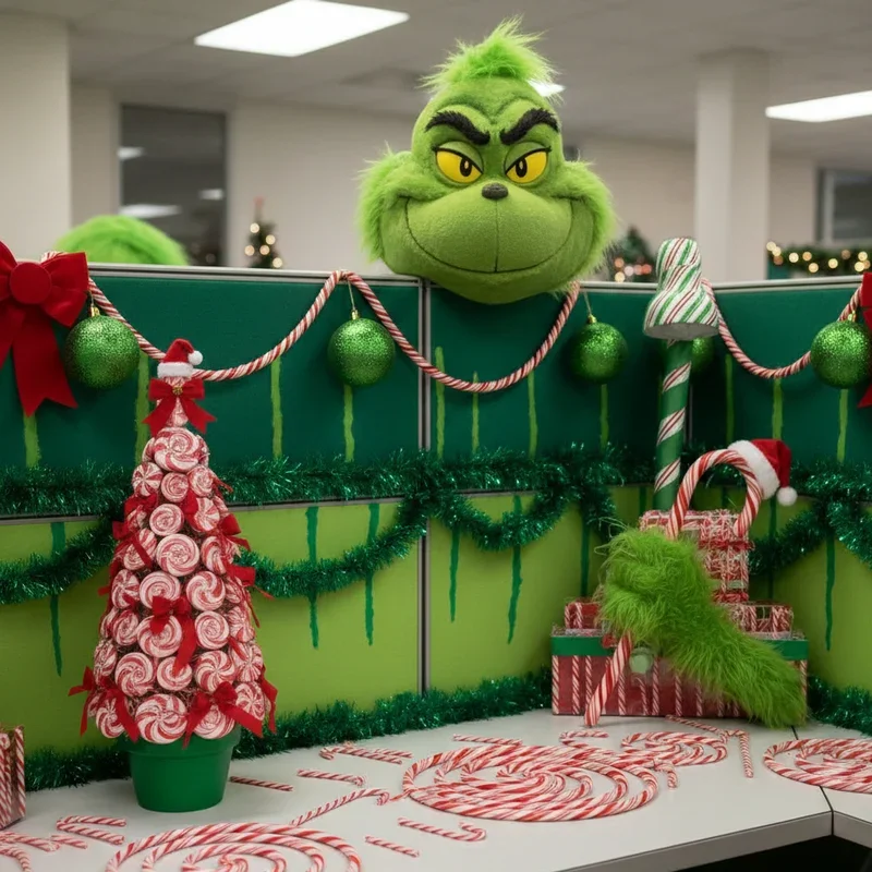 Grinch Office Decor Ideas