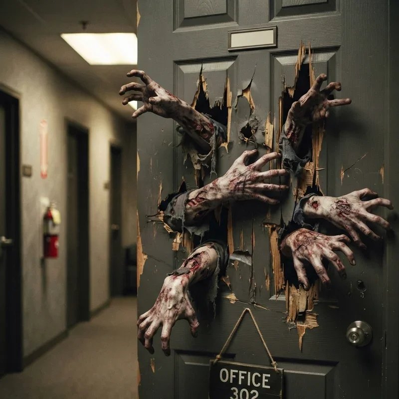 Halloween Office Door Ideas