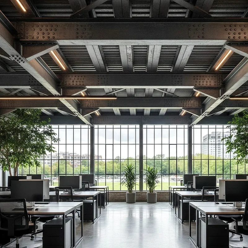 Metal Building Office Ideas