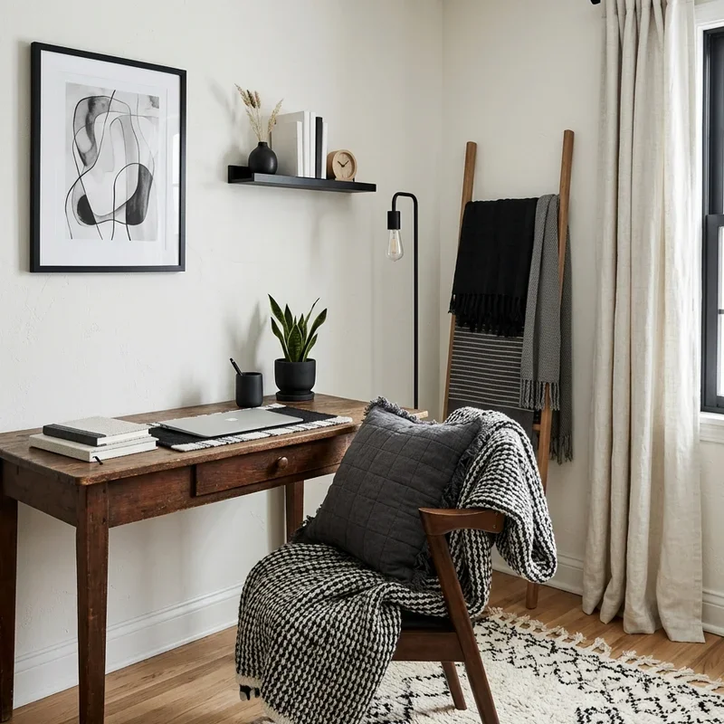 Black and White Home Office Ideas