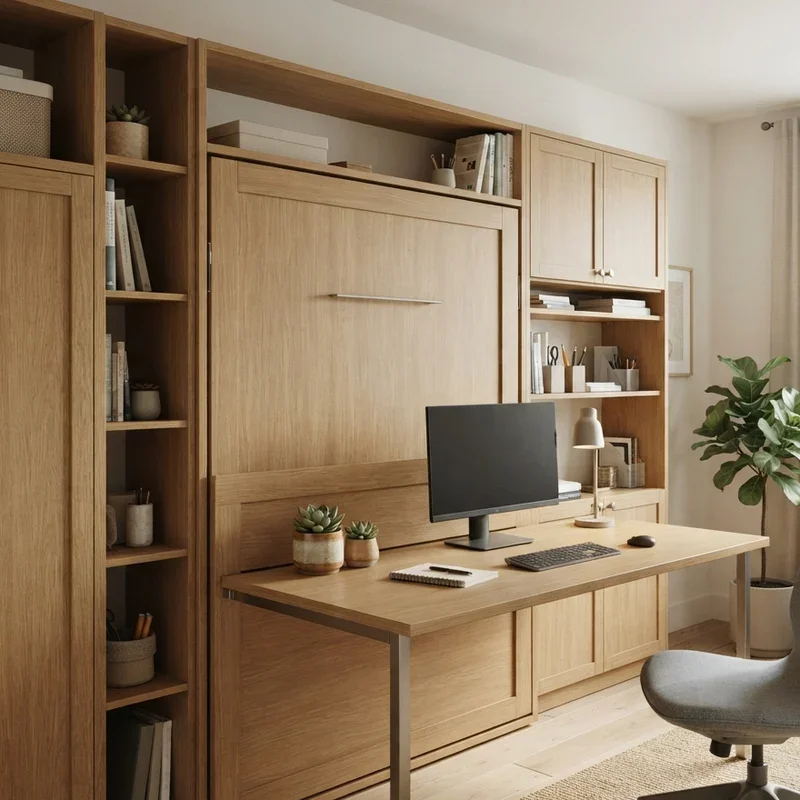 Home Office Ideas With Murphy Bed