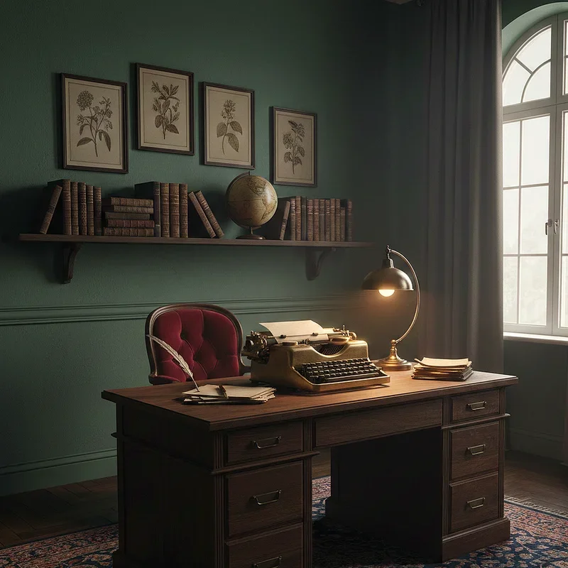 Dark Academia Office Ideas