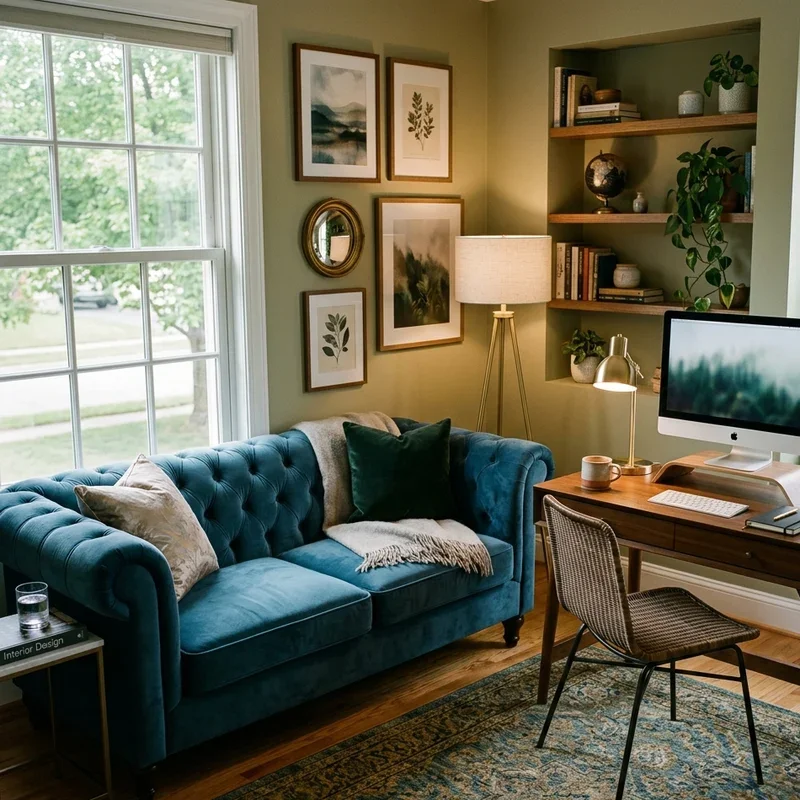 Home Office with Couch Ideas