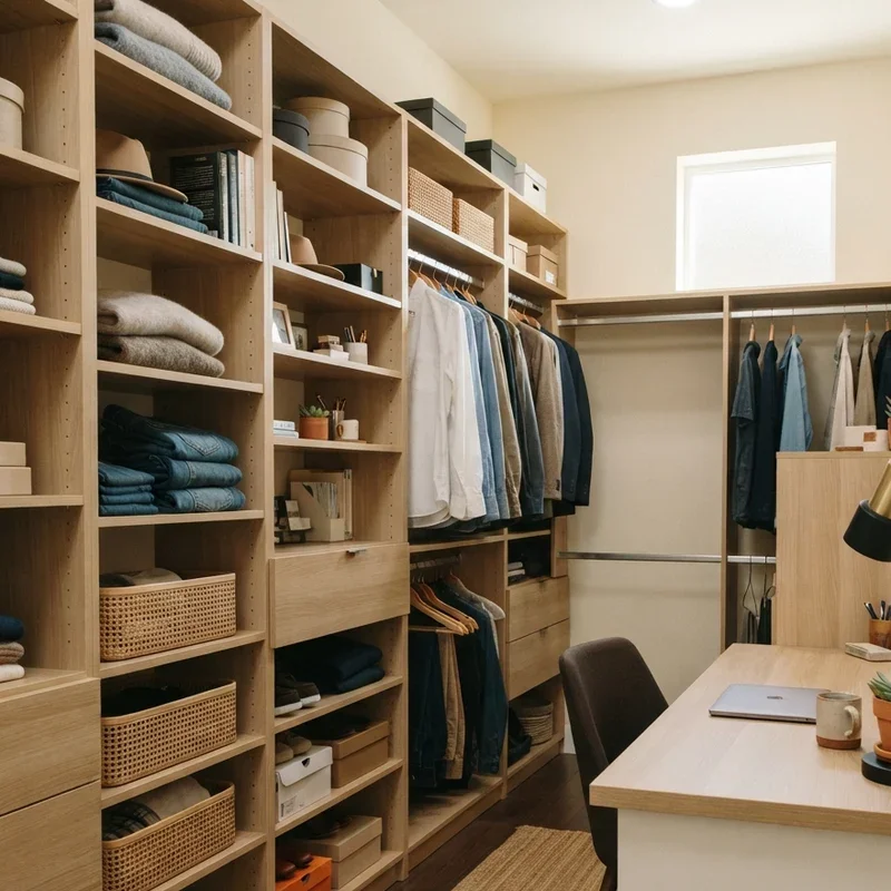 Walk In Closet Office Ideas