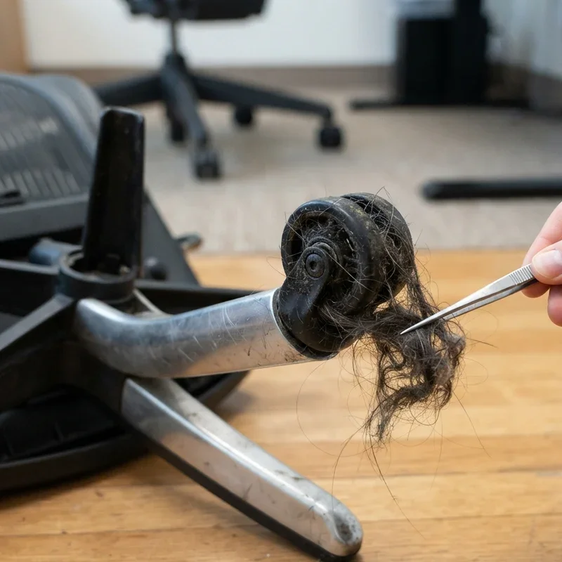 How to Remove Hair From Office Chair Wheels Easily