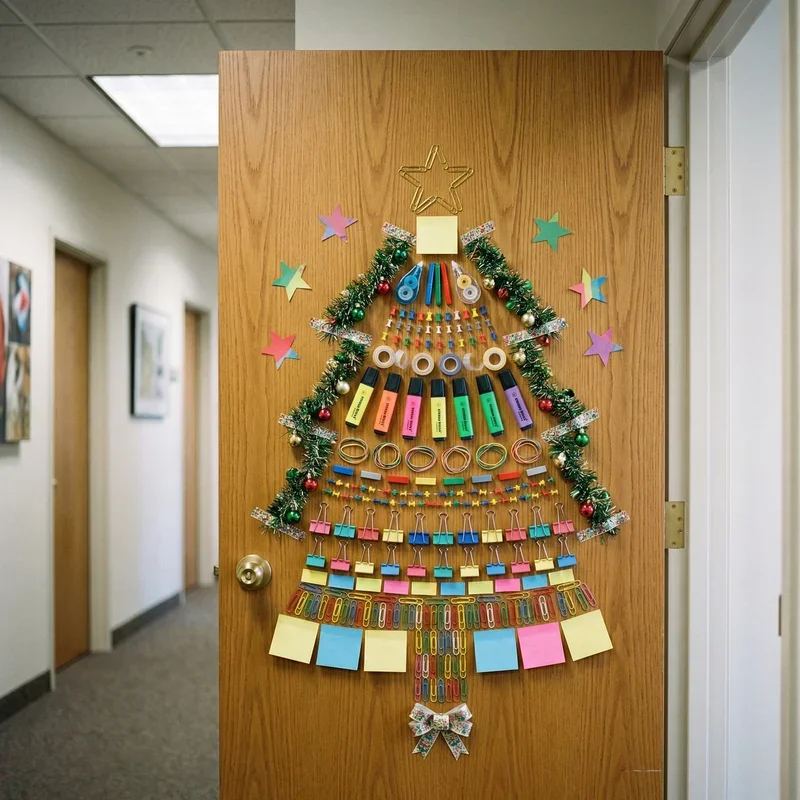 Funny Office Door Christmas Decorating Ideas