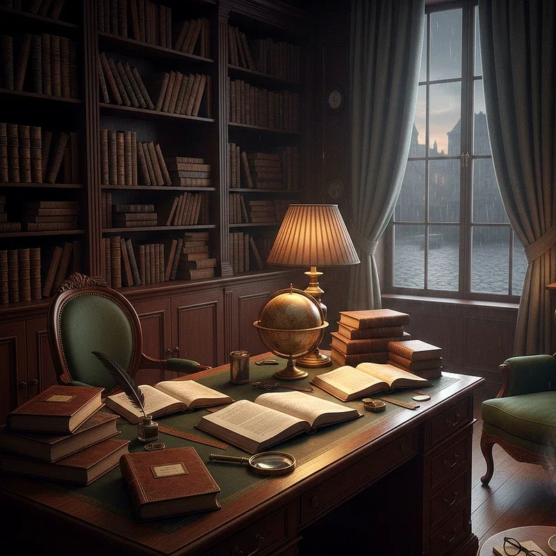 Dark Academia Office Ideas