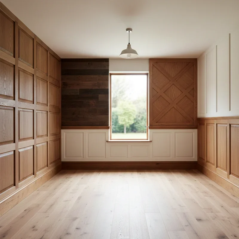 Wood Panel Office Ideas