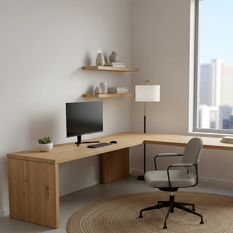 L Shaped Desk Office Ideas