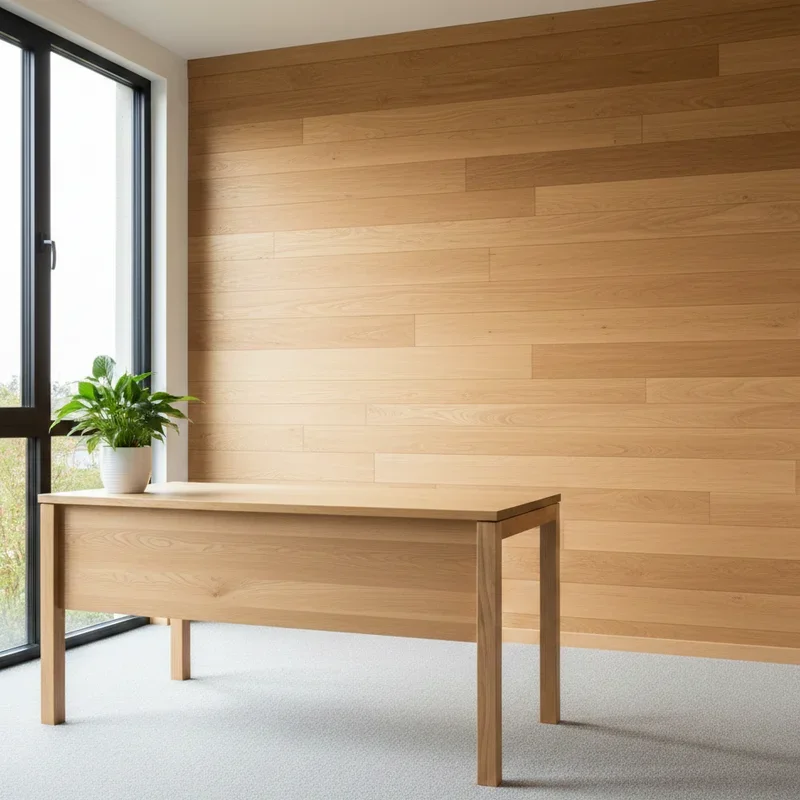 Wood Panel Office Ideas