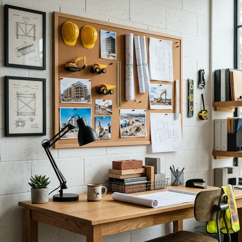 Construction Office Decor Ideas