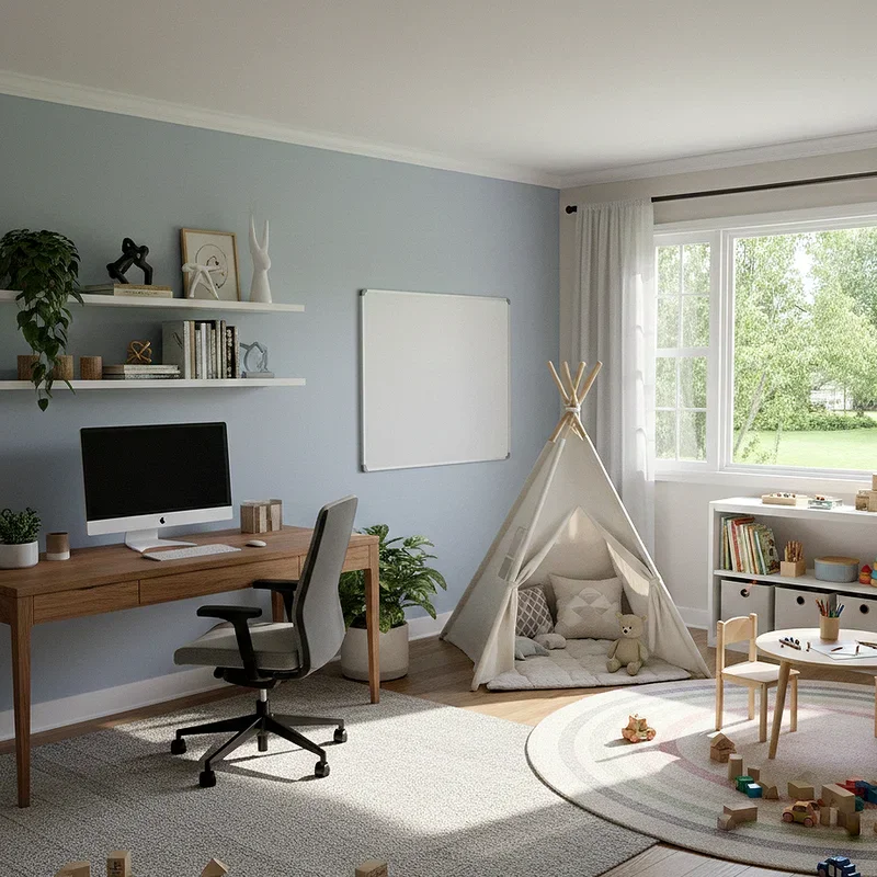 15 Office and Playroom Combo Ideas for Family Homes