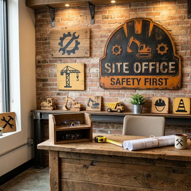 Construction Office Decor Ideas