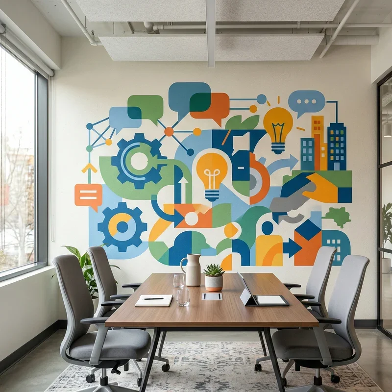 Office Wall Mural Ideas