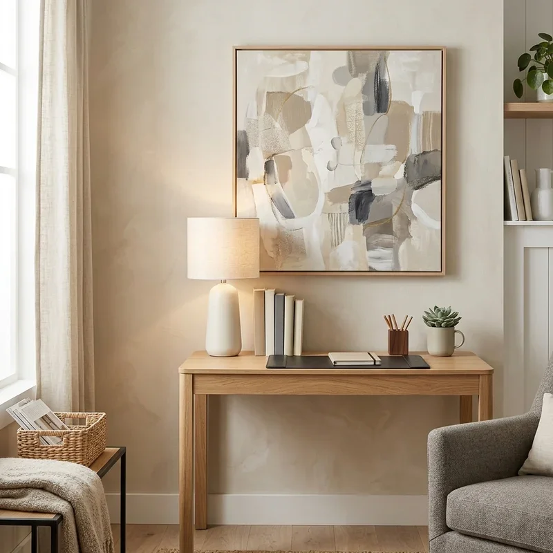 Neutral Office Decor Ideas