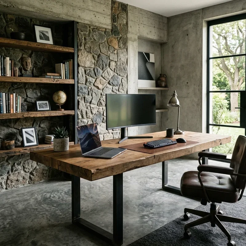 Masculine Home Office Ideas
