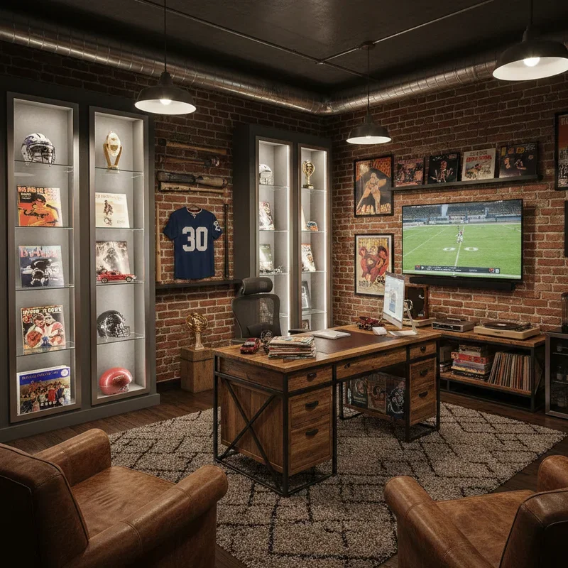 Home Office Man Cave Ideas
