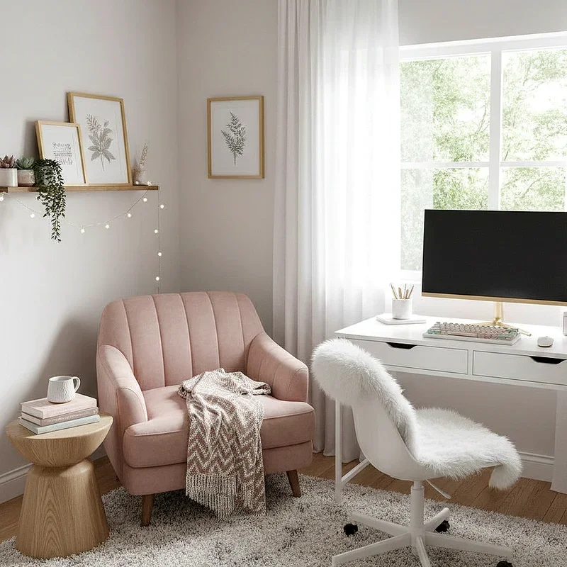 Feminine Home Office Ideas
