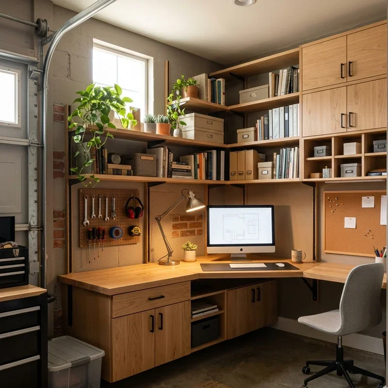 Small Garage Office Design Ideas