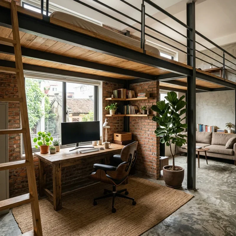 Loft Home Office Ideas