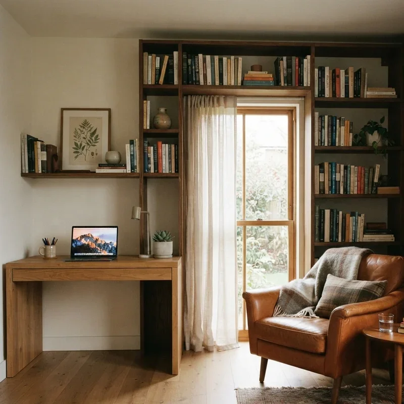 Home Office Library Design Ideas