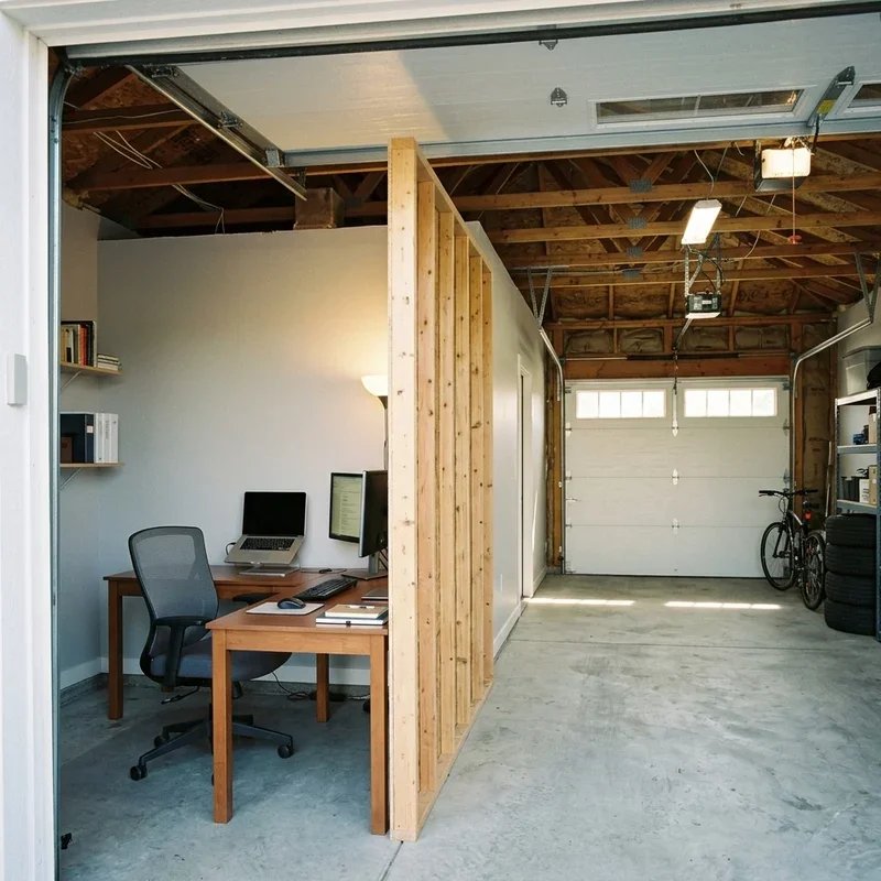 Garage Office Ideas