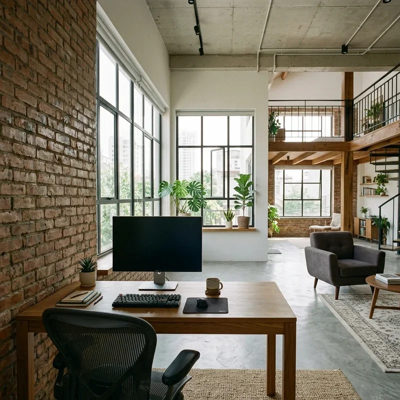 Loft Home Office Ideas