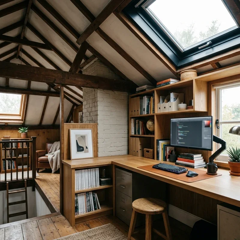 Loft Home Office Ideas