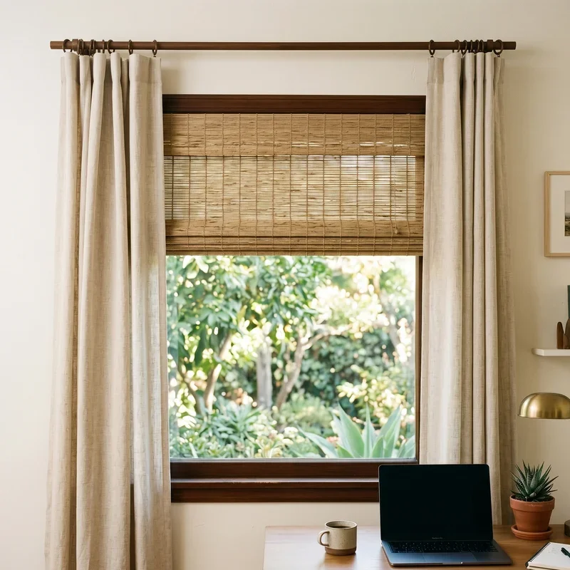 Home Office Curtains Ideas