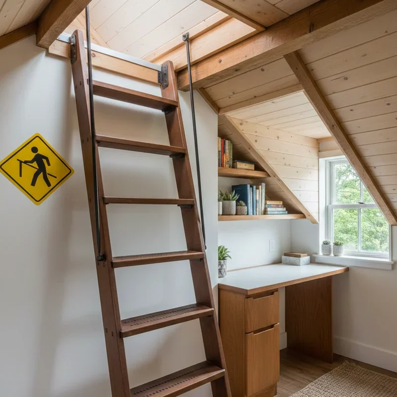 Small Attic Office Ideas