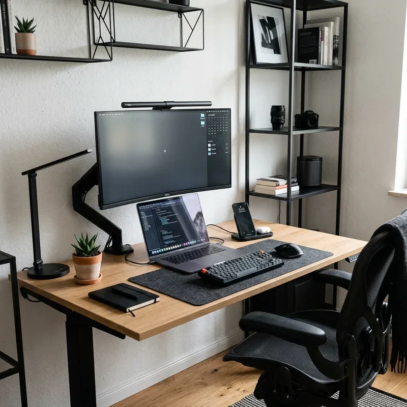 Black and White Home Office Ideas