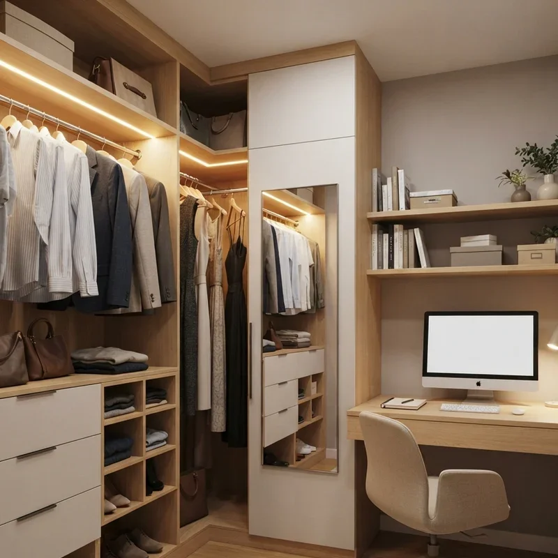 Walk In Closet Office Ideas