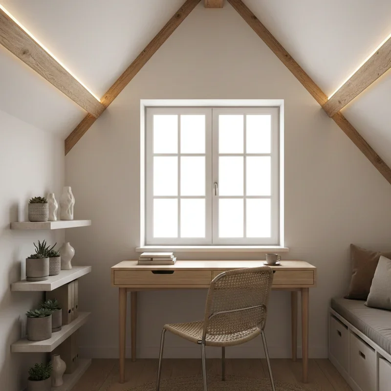 Small Attic Office Ideas