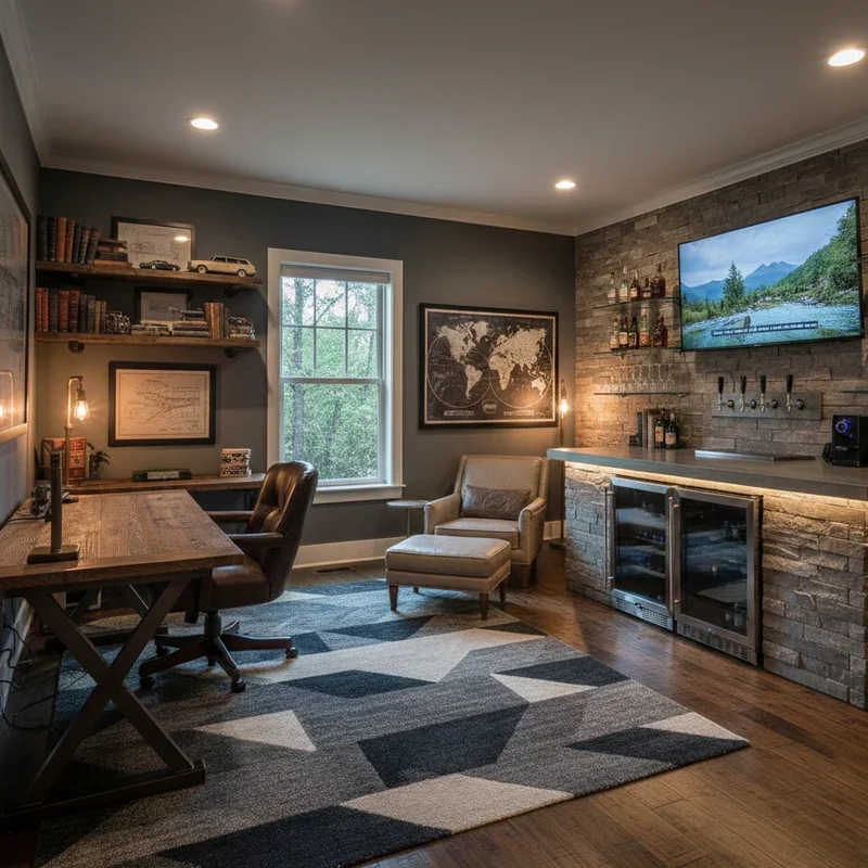 Home Office Man Cave Ideas