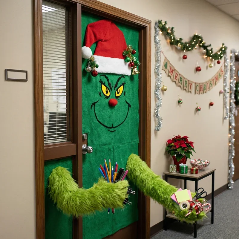 Funny Office Door Christmas Decorating Ideas