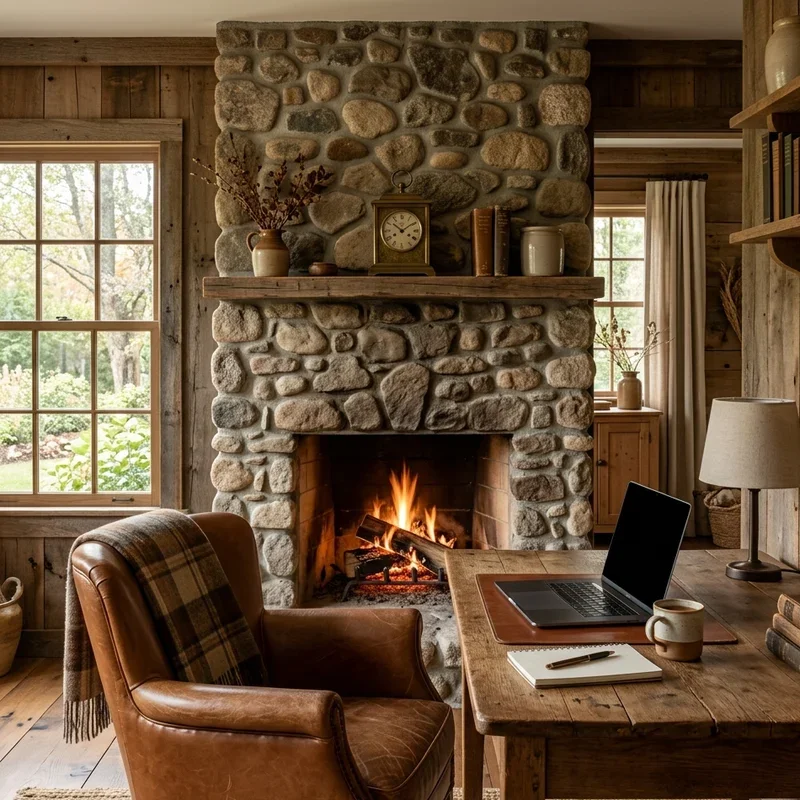Rustic Home Office Ideas