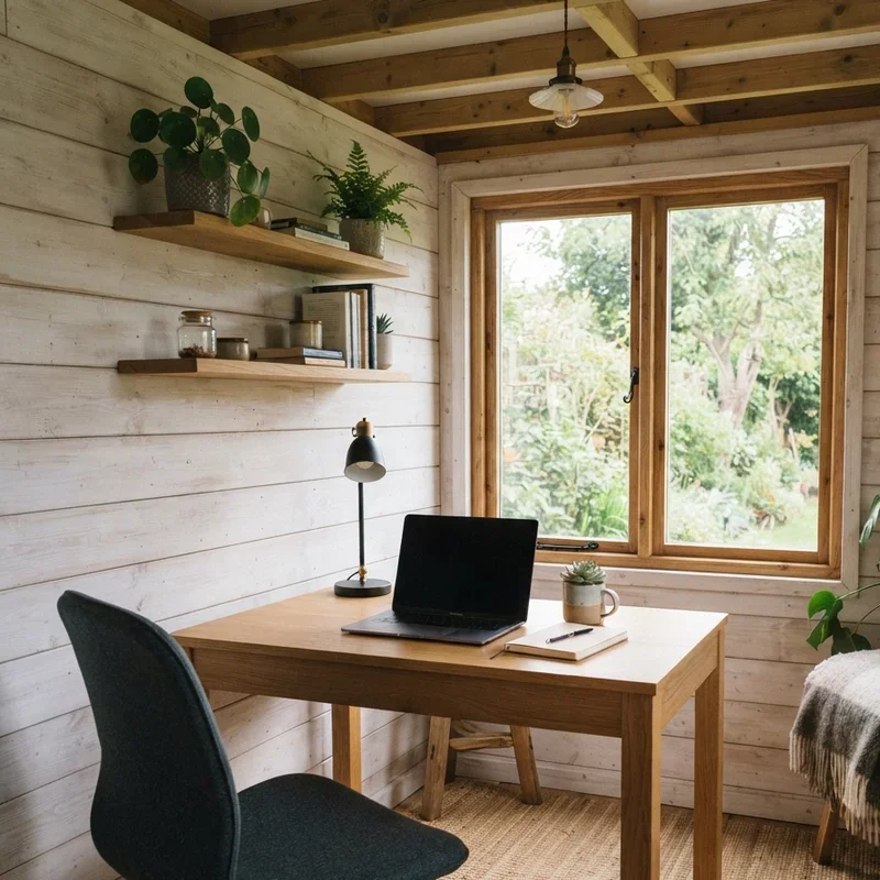 15 Shed Office Interior Ideas with Modern Style