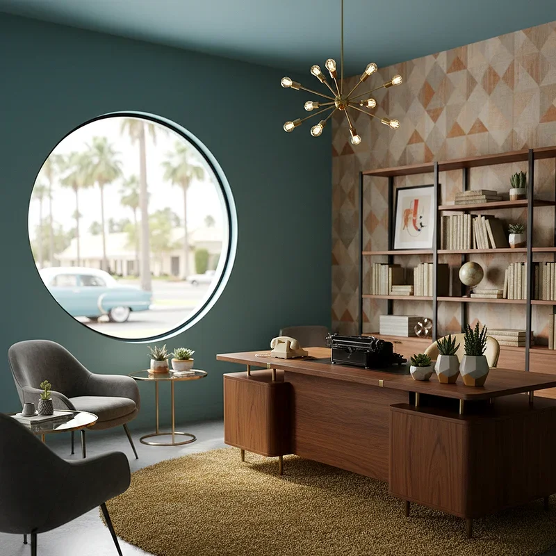 15 Mid Century Modern Office Ideas for Stylish Workspaces