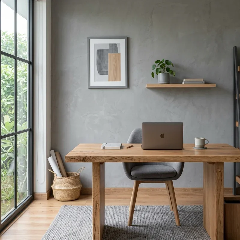 Gray Office Ideas