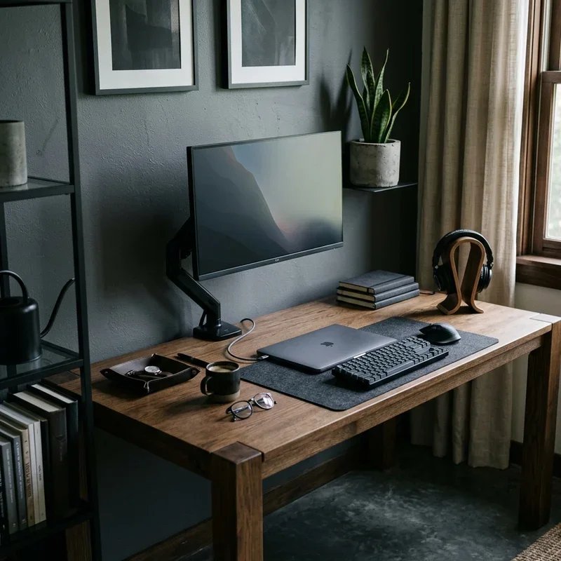Masculine Home Office Ideas