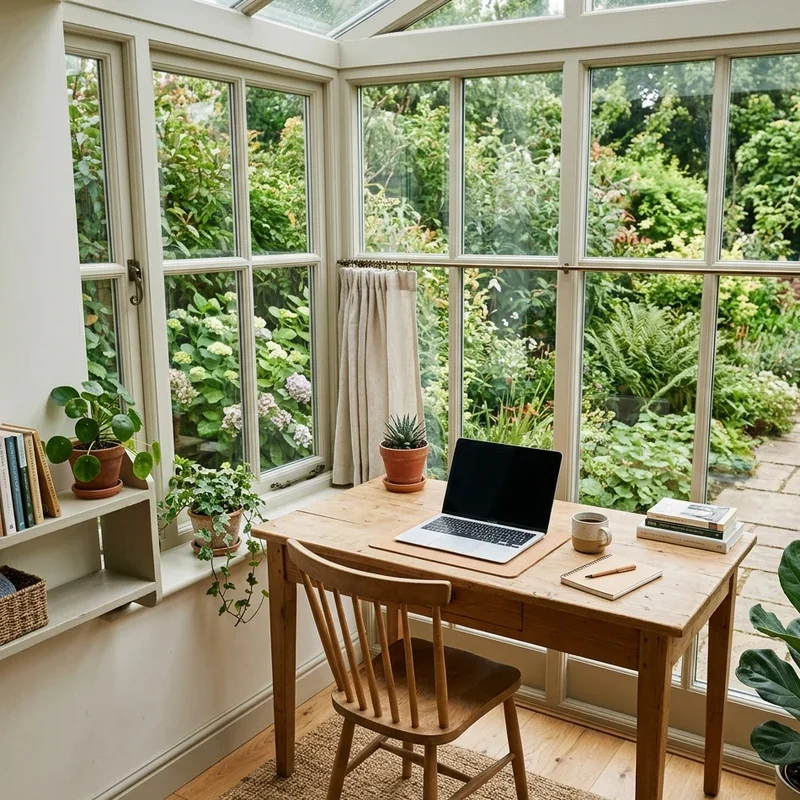 Small Sunroom Office Ideas