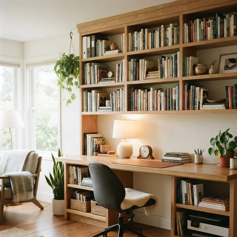 Home Office Library Design Ideas