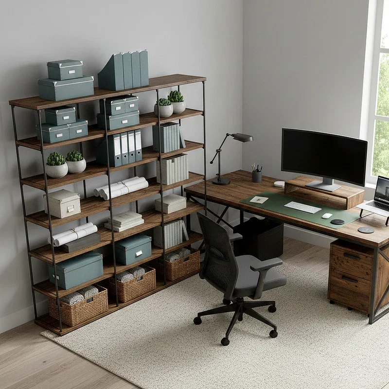 L Shaped Desk Office Ideas
