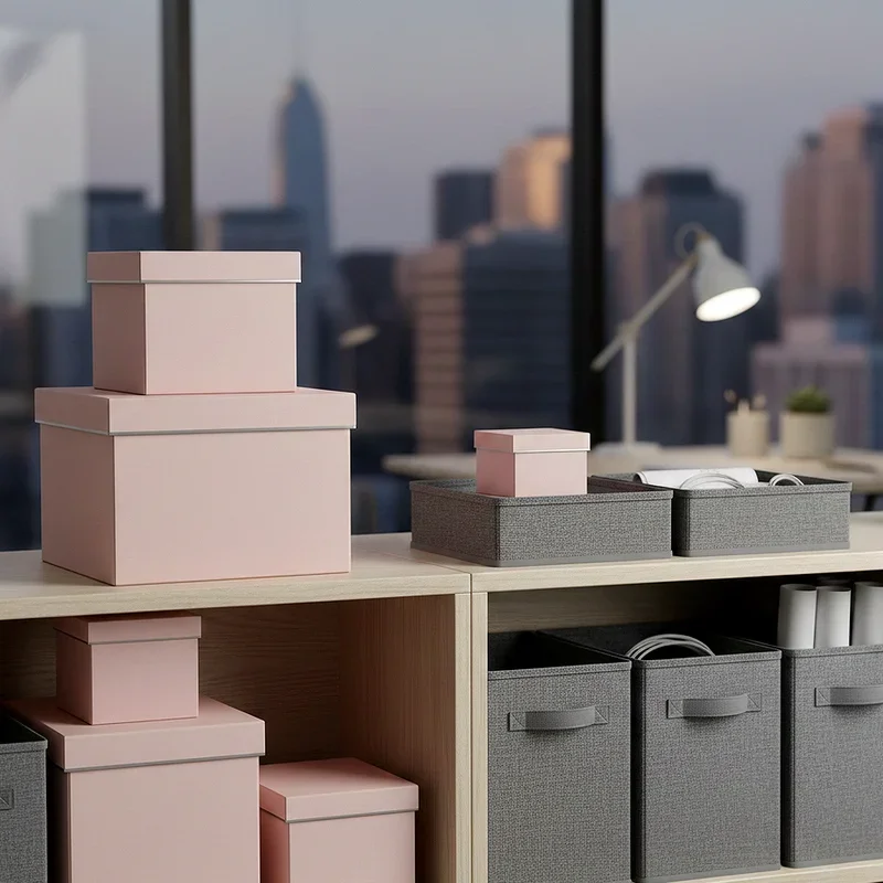 Pink and Grey Office Ideas