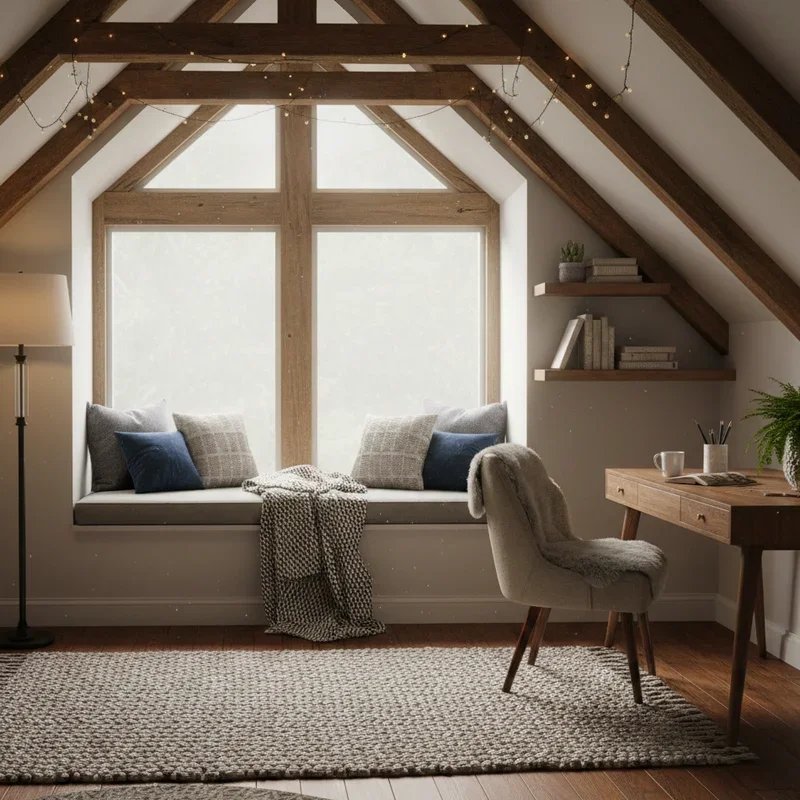 Small Attic Office Ideas