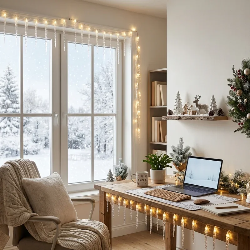 Winter Wonderland Office Ideas
